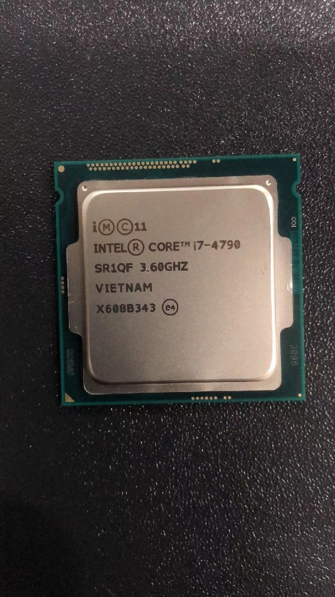 CPU インテル Intel Core I7-4790 プロセッサー 中古 動作未確認 ジャンク品 - A369の画像1