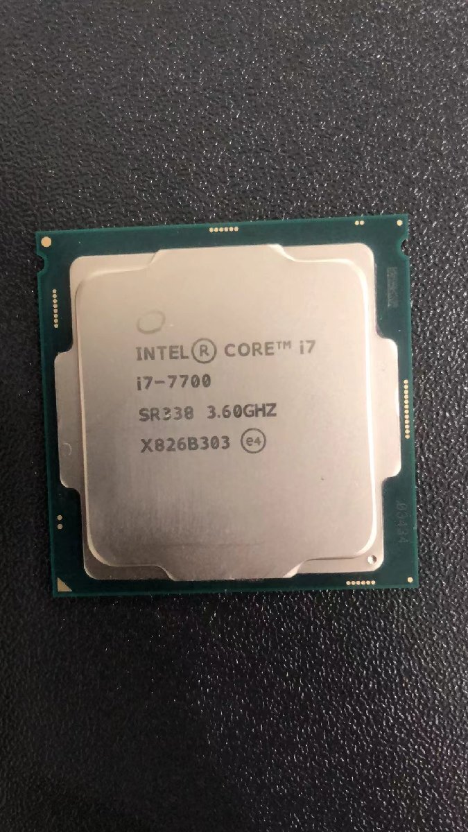 CPU インテル Intel Core I7-7700 プロセッサー 中古 動作未確認 ジャンク品 - A421_画像1