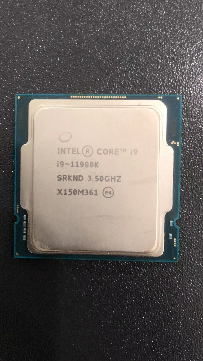 CPU インテル Intel Core I9-11900K プロセッサー 中古 動作未確認 ジャンク品 - A445_画像1