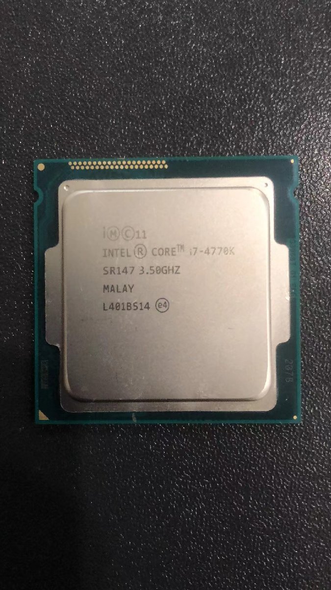 CPU インテル Intel Core I7-4770K プロセッサー 中古 動作未確認 ジャンク品 - A399_画像1