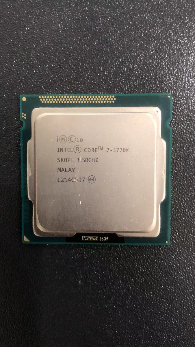 CPU インテル Intel Core I7-3770K プロセッサー 中古 動作未確認 ジャンク品 - A414_画像1