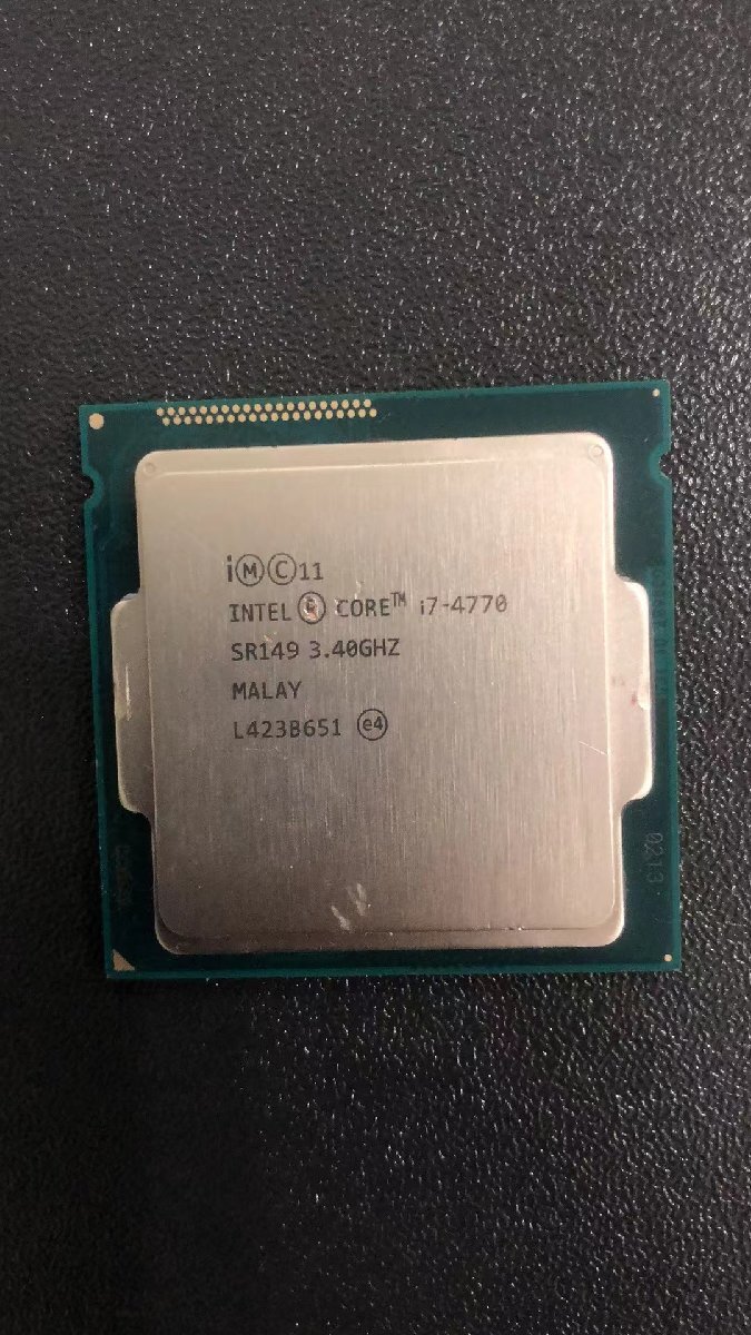 CPU インテル Intel Core I7-4770 プロセッサー 中古 動作未確認 ジャンク品 - A457_画像1