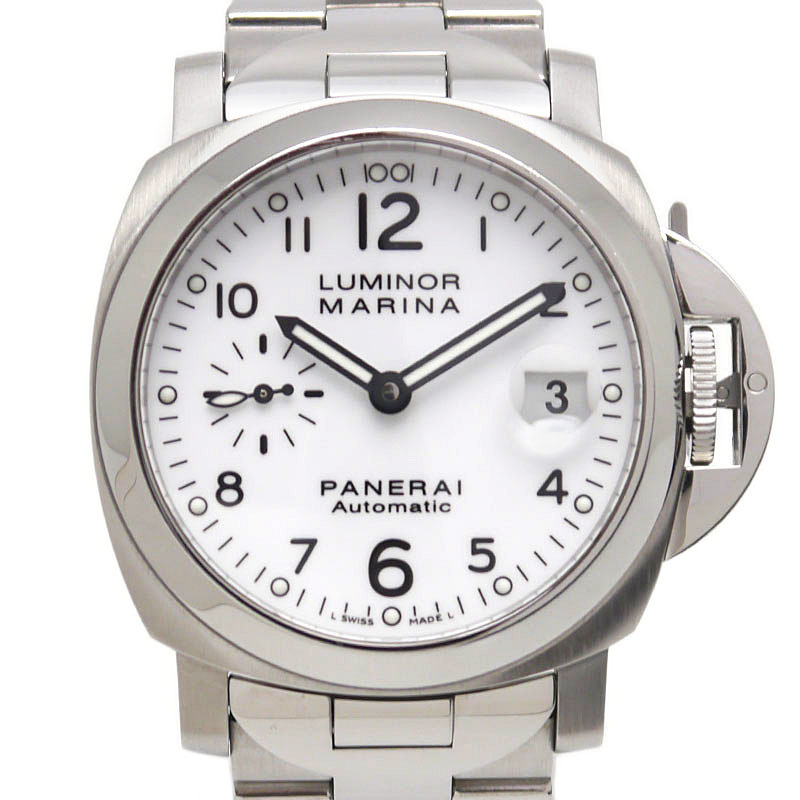 パネライ PANERAI ルミノール マリーナ PAM00051 メンズ オートマ 白文字盤 SS_画像1