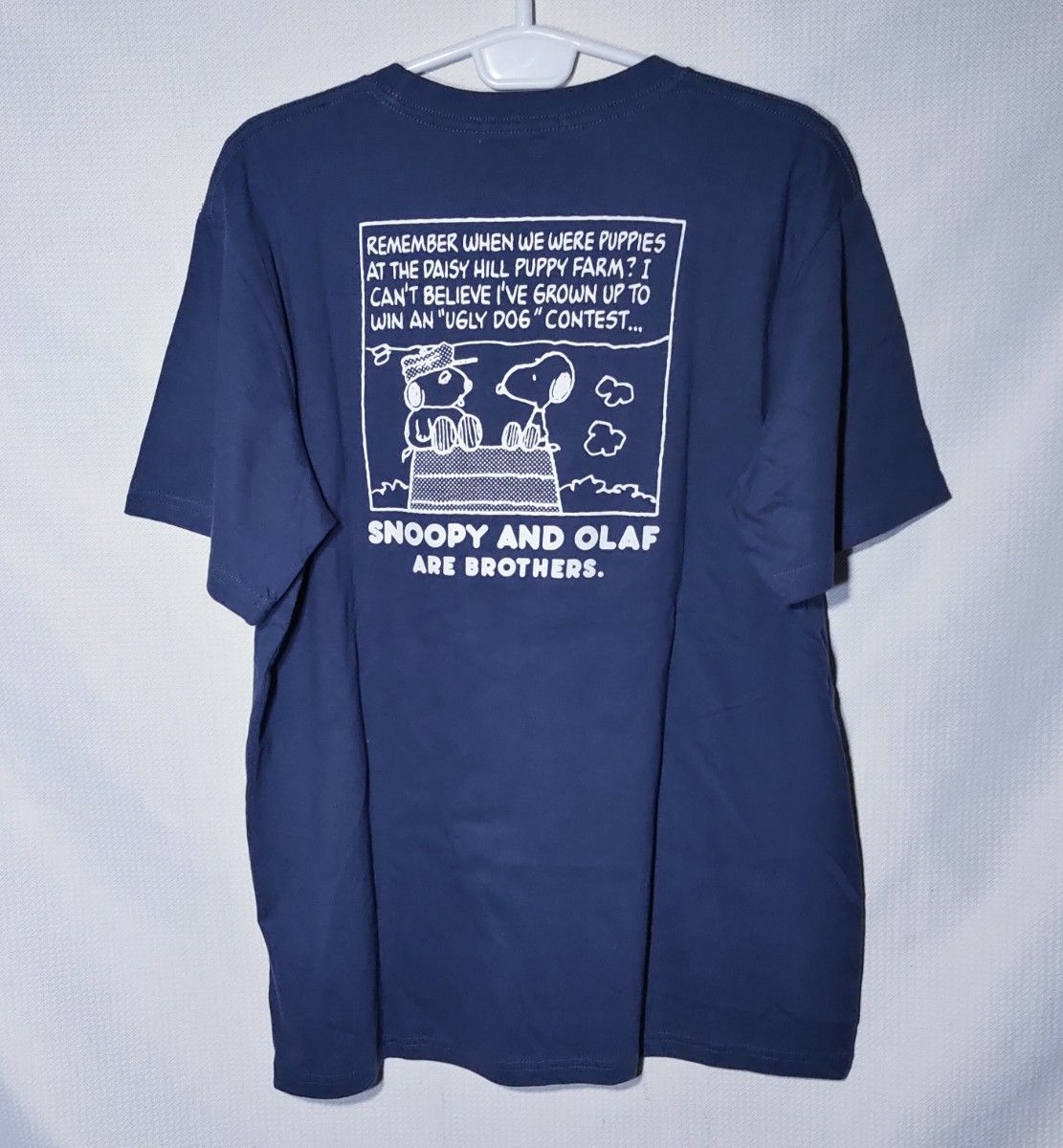 新品 Tシャツ XL オラフ スヌーピー チャーリー ピ―ナッツ コマ コミック