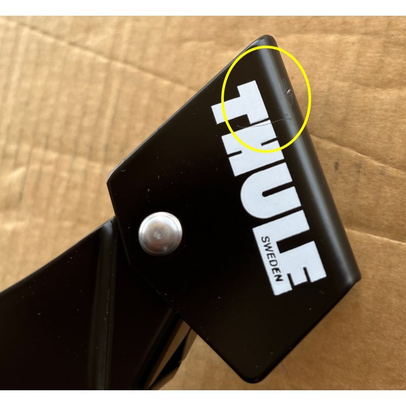 【アウトレット品】THULE スーリー ベースキャリア TH951 レインガーターフットセット 15cmの画像6