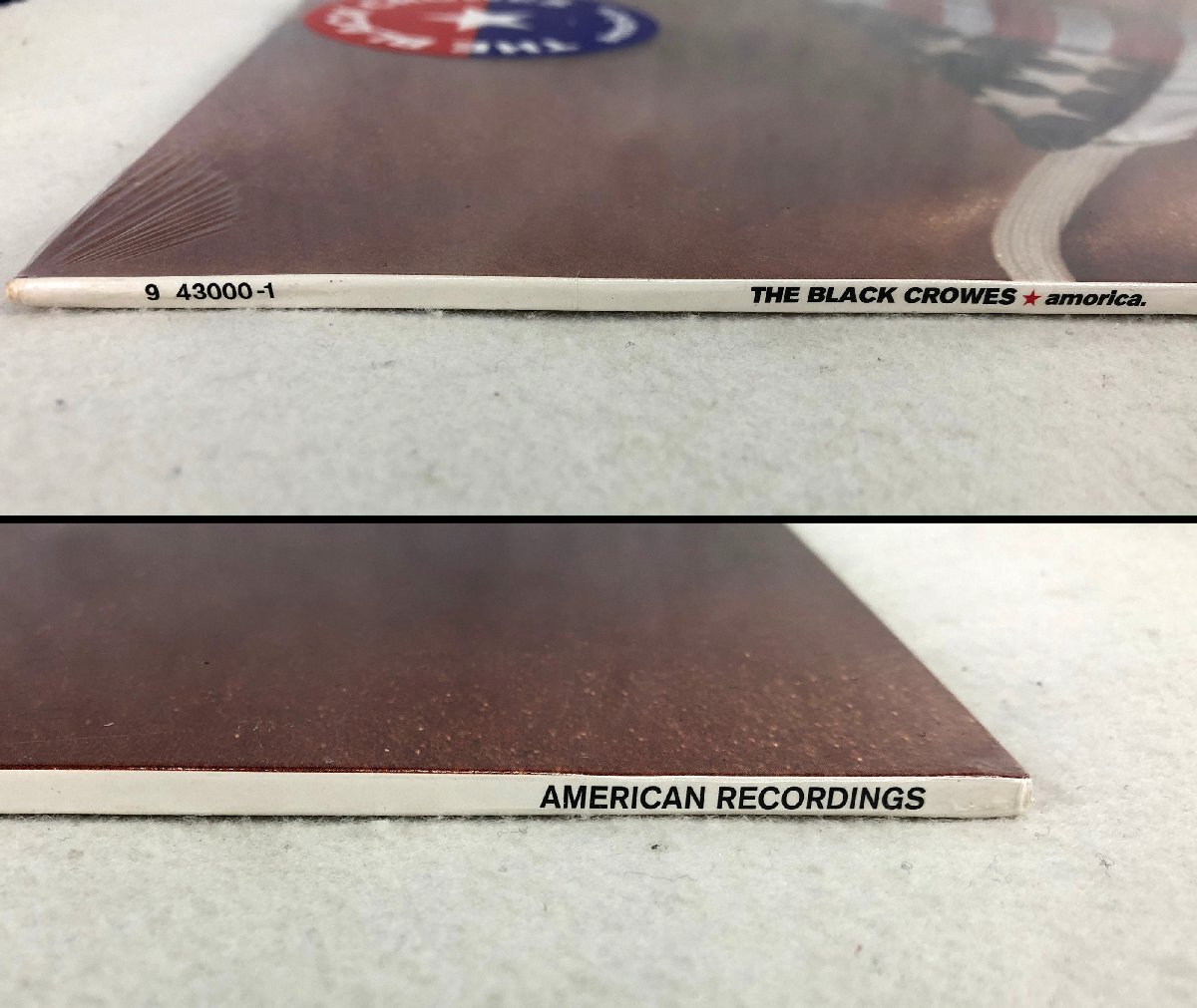 ☆未使用品☆【未開封】LPレコード 9 43000-1 『amorica』 THE BLACK CROWES AMERICAN RECORDS 輸入盤_画像3