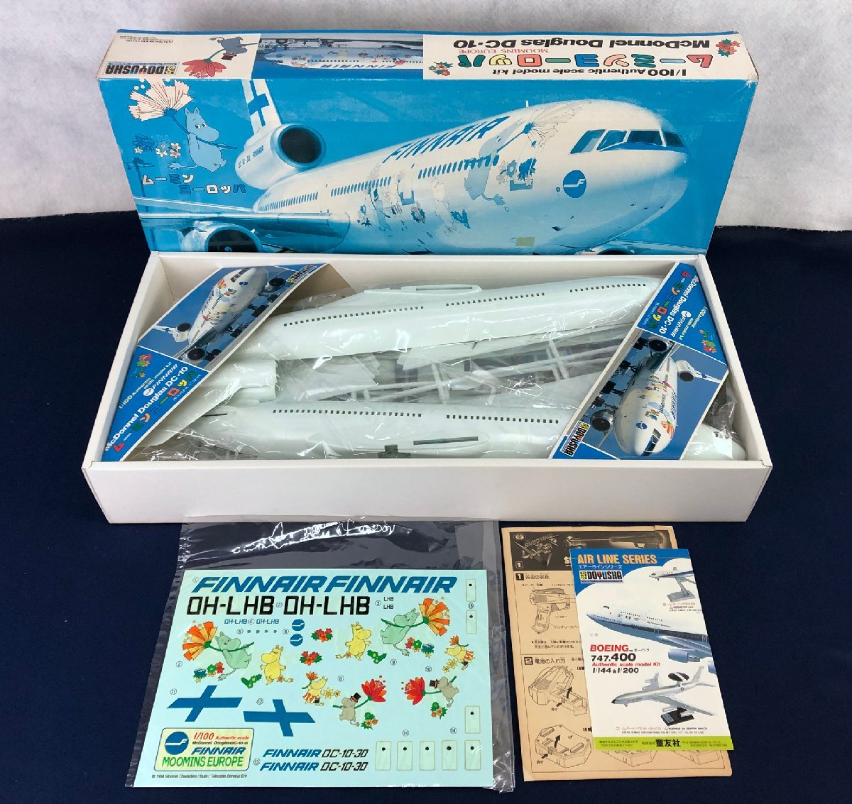 ☆未使用品☆【未組立/長期保管品】プラモデル McDonnel Douglas DC-10 ムーミンヨーロッパ DOYUSHA 童友社_画像1