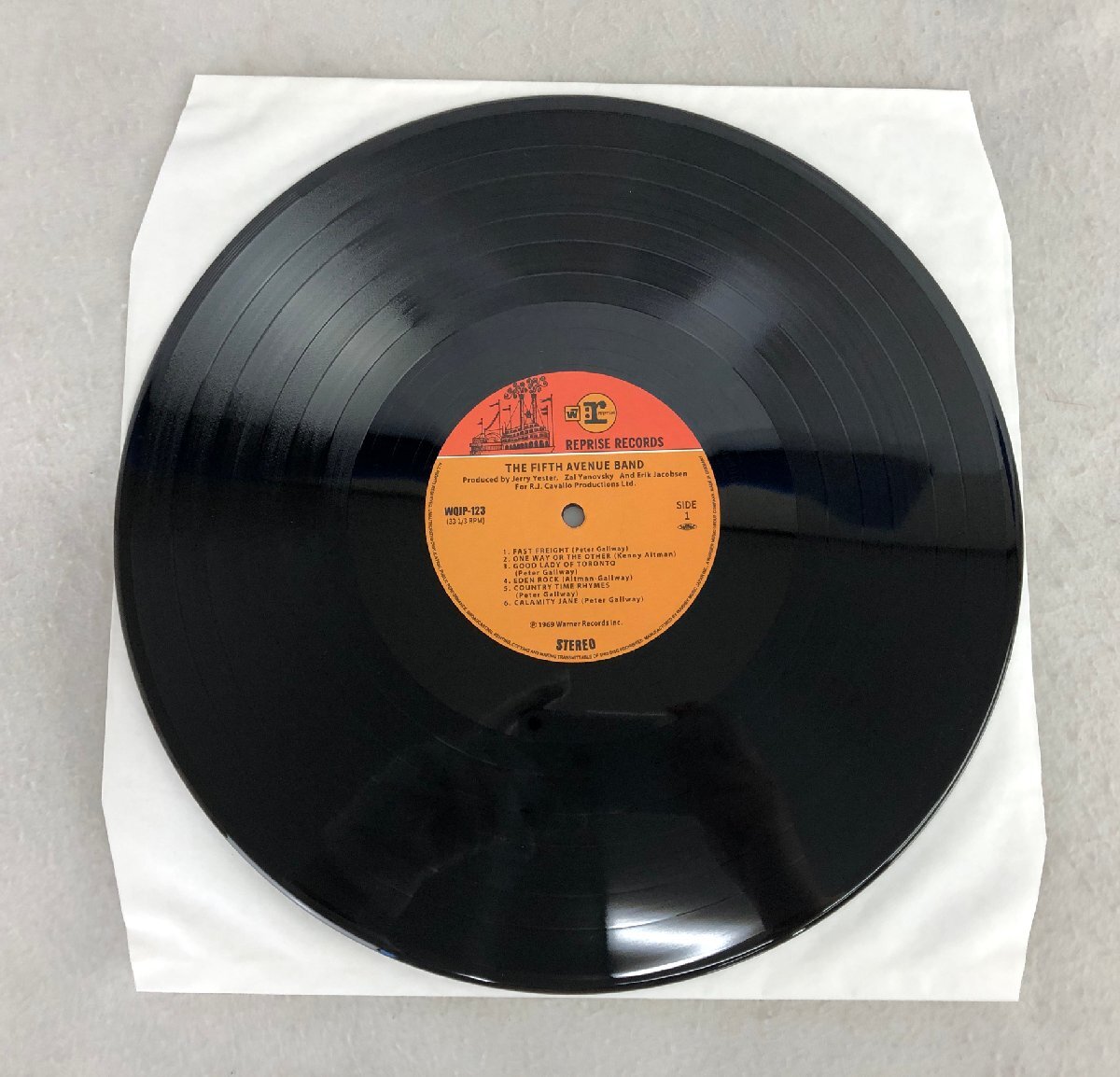 ★中古品★LPレコード WQJP-123 『The Black Crowes』 THE FIFTH AVENUE BAND タワーレコード限定盤 ワーナー・ミュージック_画像2