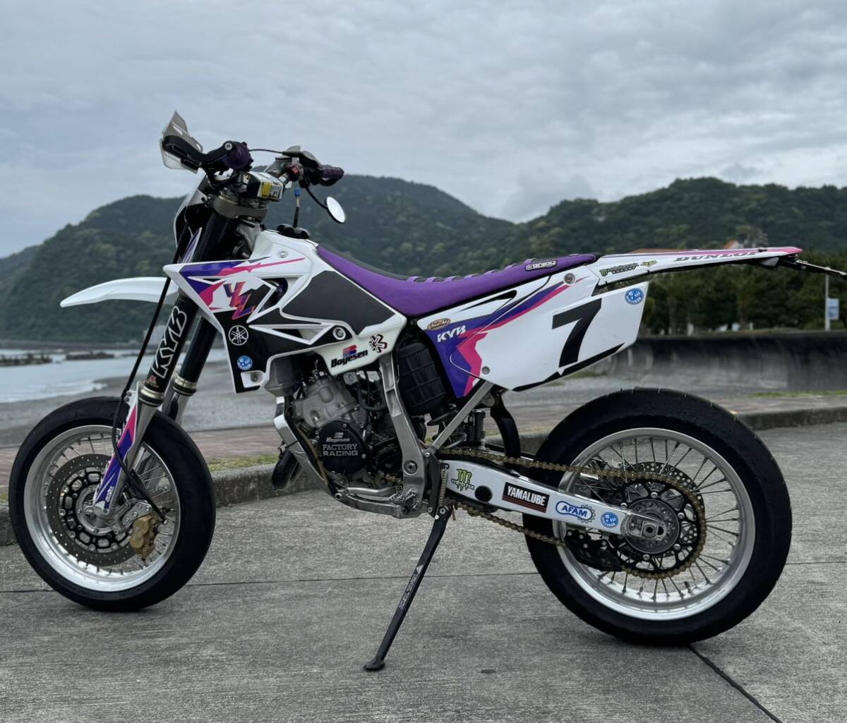 yz125 公道仕様 カスタム 美車 モトクロス モタード 林道_画像6