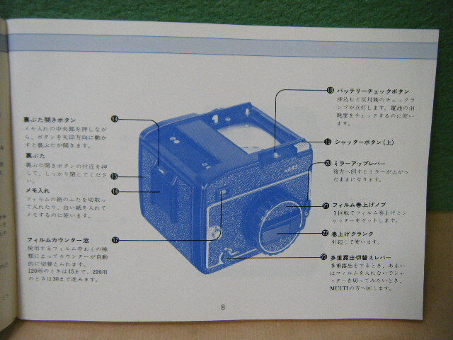 ３と５０◆マミヤ 645 mamiya 取説 カメラ_画像6