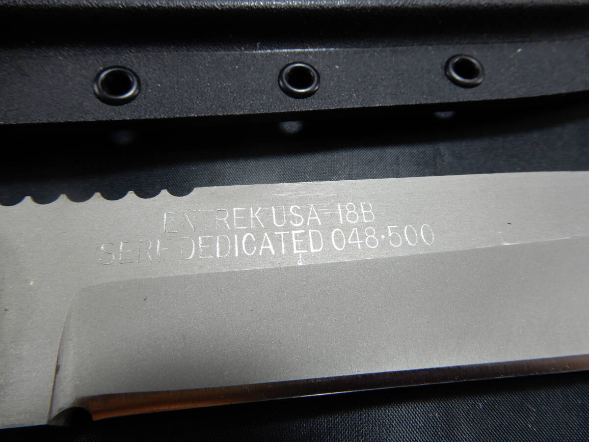 ENTREK USA BRAVO 18 SERE DEDICATED 500本限定 ナイフ ENTREK USA BRAVO 18 SERE DEDICATED 500本限定 ナイフ