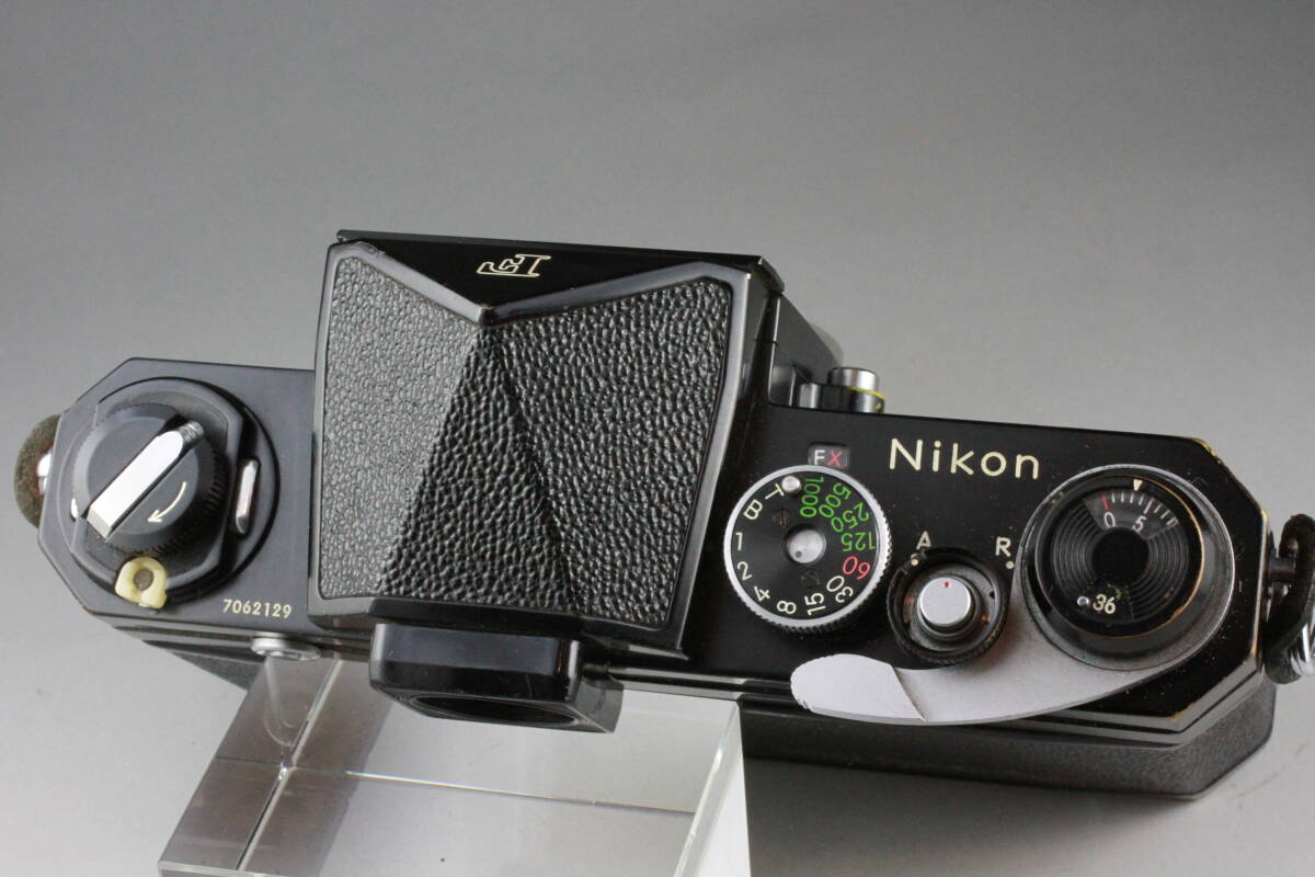 動作確認済み Nikon ニコン F アイレベル ブラック 706万台 フィルム 一眼レフ カメラ #146の画像3