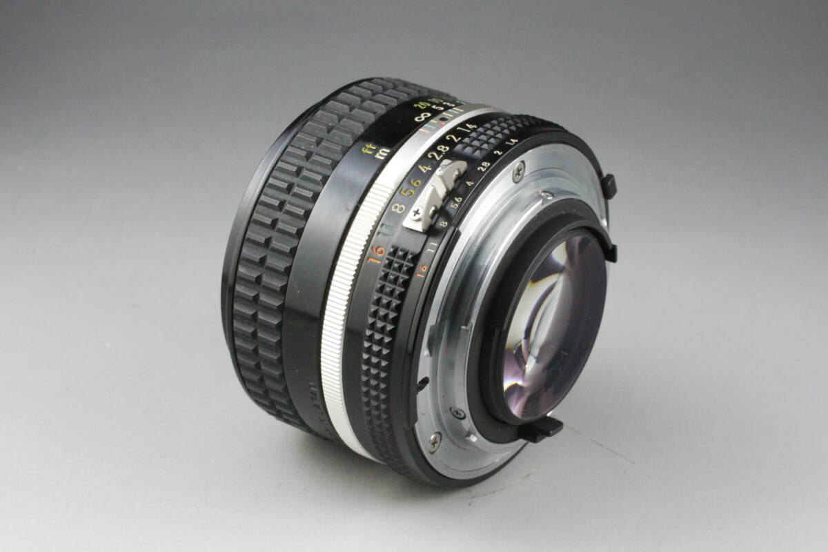 実写テスト済み Nikon ニコン Ai-s NIKKOR 50mm F1.4 純正キャップ付き 単焦点 標準レンズ #146の画像3