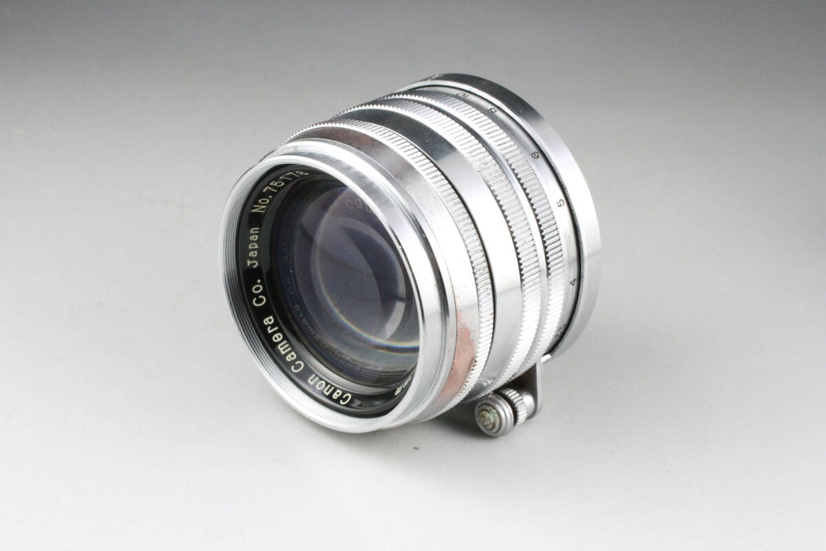 実写テスト済み Canon 50mm f1.8 ライカマウント キヤノン 単焦点 LTM Leica Lマウント L39 M39 キャノン Serenar #315の画像3