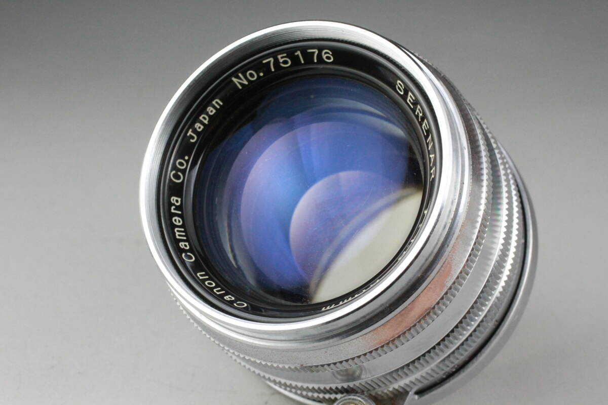 実写テスト済み Canon 50mm f1.8 ライカマウント キヤノン 単焦点 LTM Leica Lマウント L39 M39 キャノン Serenar #315の画像2