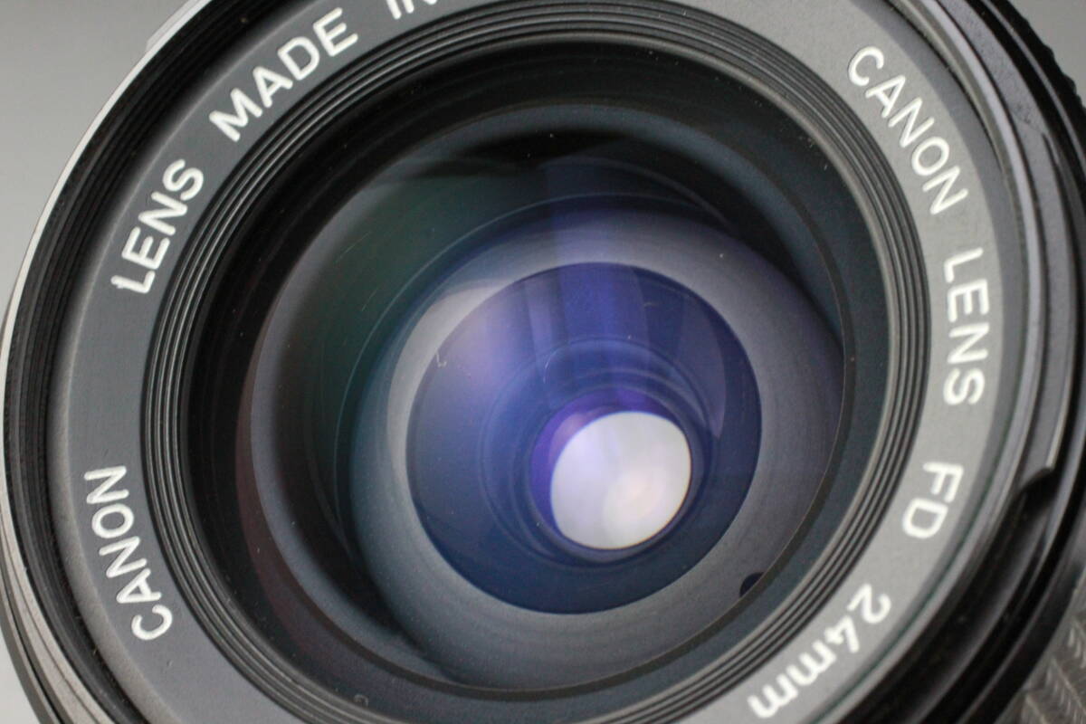 実写テスト済み Canon キャノン FD 24mm F2.8 S.S.C フィルム カメラ FD マウント SSC キヤノン 広角 単焦点 レンズ #267の画像6