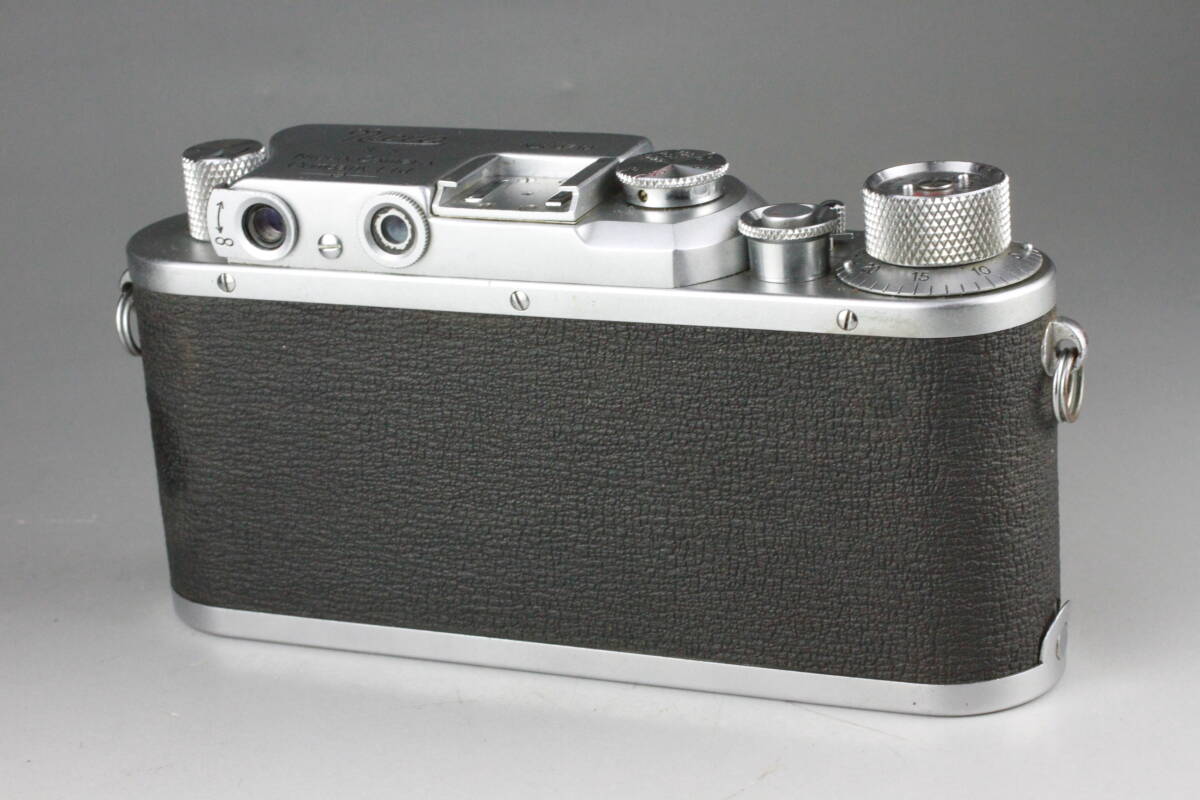 動作確認済み Nicca IIIS ニッカ 3S 革ケース付き Leica ライカ L39 マウント レンジファインダー ニッカカメラ #290_画像3