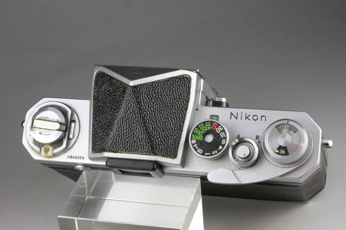 ファインダー美品 Nikon ニコン F アイレベル 684万台 シルバー ボディ フィルム 一眼レフ カメラ #166_画像3