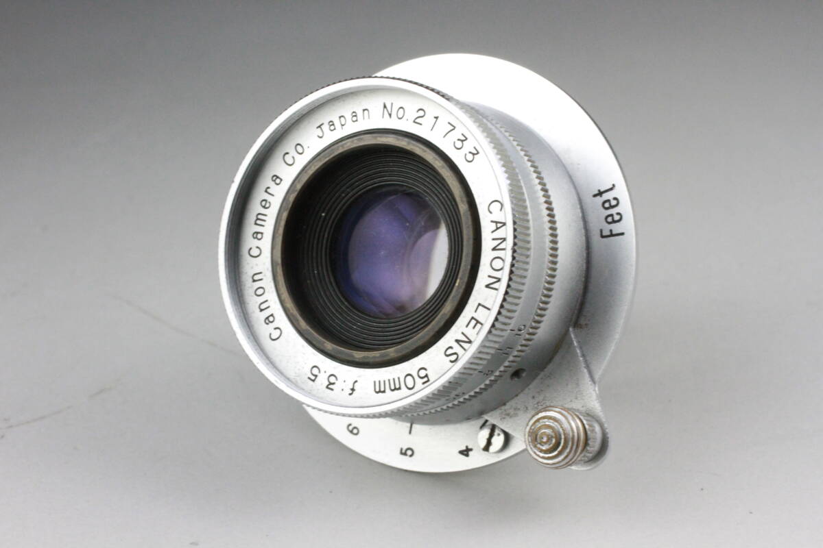 実写テスト済み Canon 50mm f3.5 沈胴 ライカマウント キヤノン 単焦点 LTM Leica Lマウント L39 M39 キャノン #200_画像6