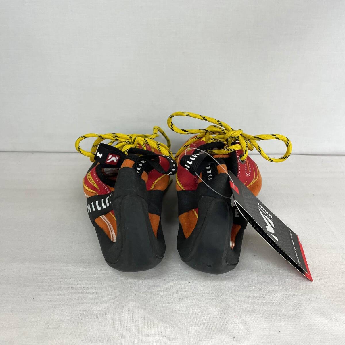 【1円～】 新品 MILLET（ミレー） 靴 ボルダリング クライミングシューズ YALLA MIG1254 レースアップモデル オレンジ 約26.0cmの画像8
