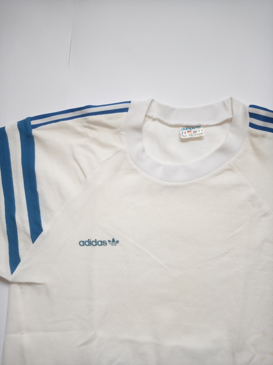 フランス ventex Production 80s 90sヴィンテージ アディダス Tシャツ 半袖Tシャツ adidas climalite オールドアディダス ベンテックスの画像3