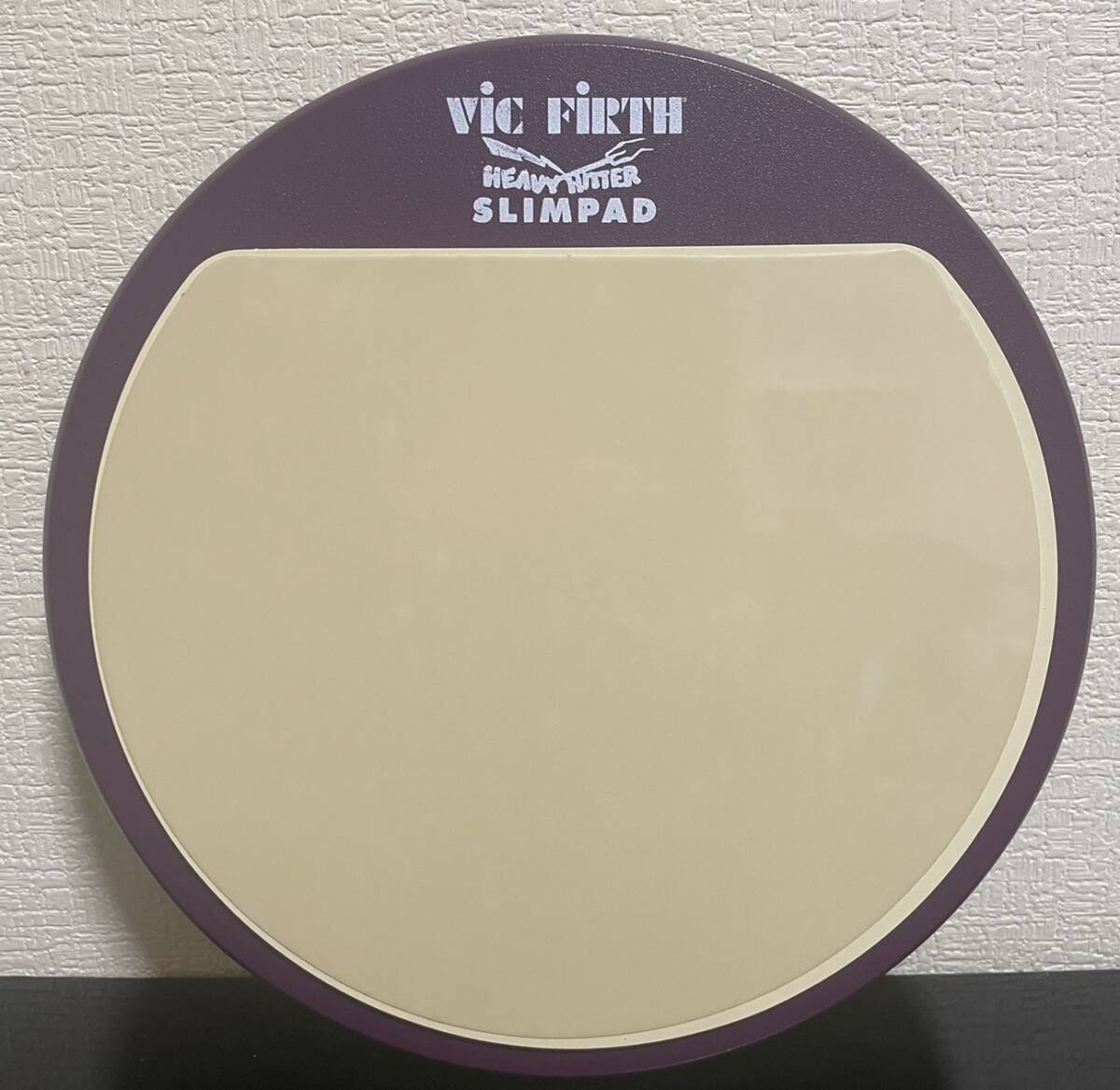 VIC FIRTH マーチングスネア用トレーニングパッド SLIMPAD (VIC-HHPSL) ラミネートフィルム(HHPSN-L)貼付済の画像1