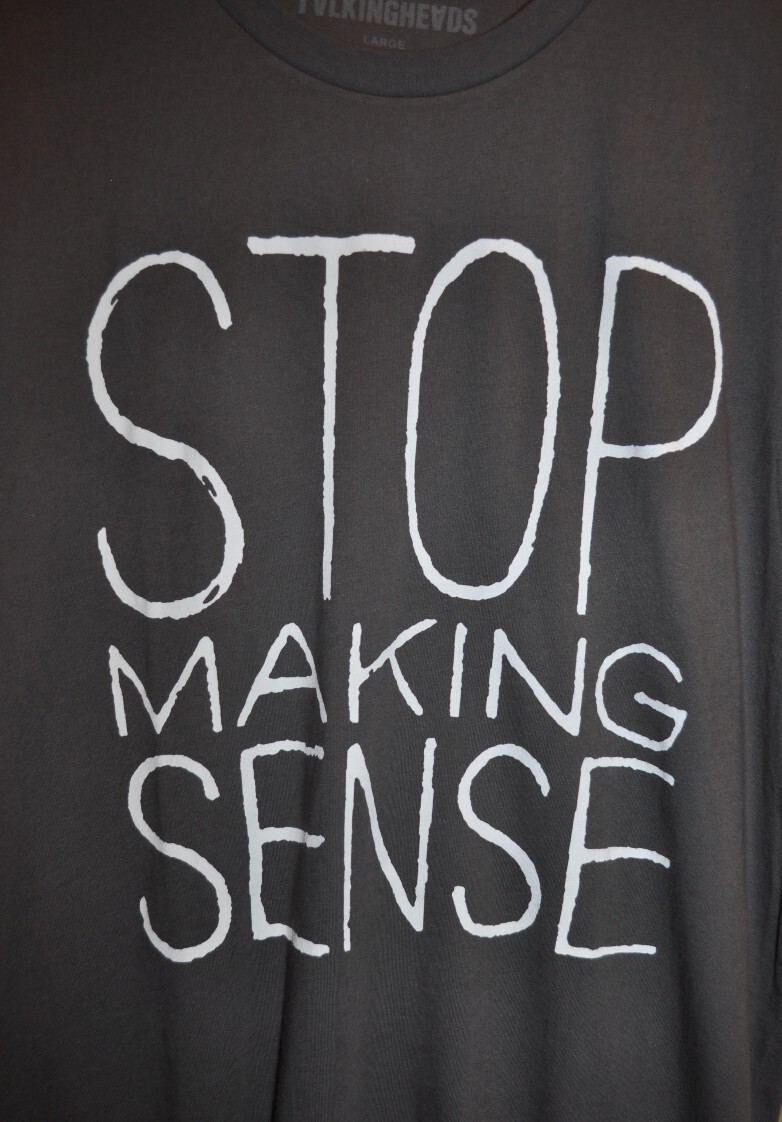 新品 TALKING HEADS / STOP MAKING SENSE トーキングヘッズ ストップ メイキング センス Tシャツ_画像4