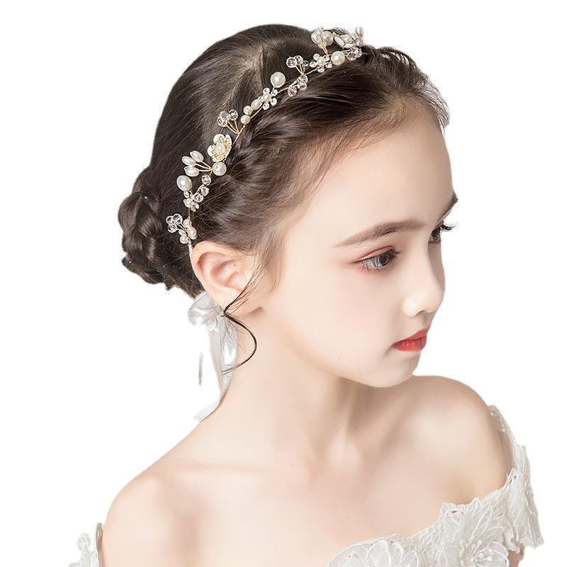 ヘアアクセサリー 花 パール 髪飾り ヘッドドレス 結婚式 カチューシャ 和装 ウェディング ブライダル