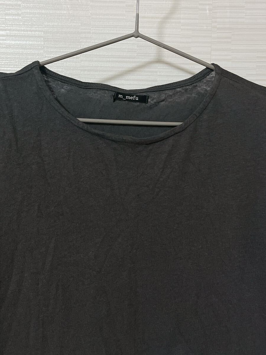 Sensounicoセンソユニコ Tシャツ 長袖Tシャツ カットソー 濃いめのグレー mei-56