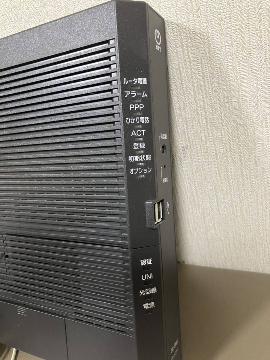 ■送料込み■NTT ひかり電話 ルータ GE-OUN PR-500KI NTT西日本 2017年製 ルーター 初期化済 _画像2