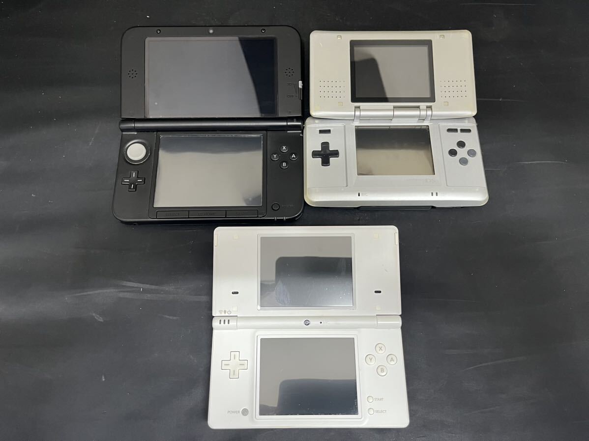 【ジャンク品扱い】Nintendo 任天堂 ニンテンドー3DSLL 3DS DSLite DSi 初代DS ゲー厶機 まとめ 9台_画像6