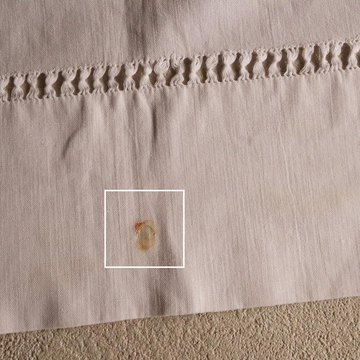 【267】フランス アンティーク シーツ 端切れ 224×67cm 白 手刺繍 カットワーク ドロンワーク ハンドメイドの材料 リメイクの画像10
