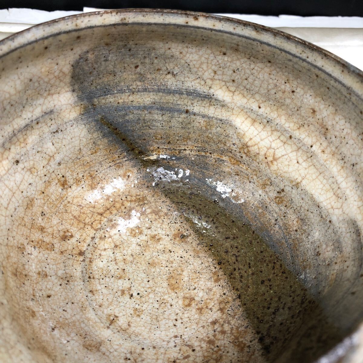 茶道具 抹茶碗 茶碗 茶器 陶器 萩焼_画像6