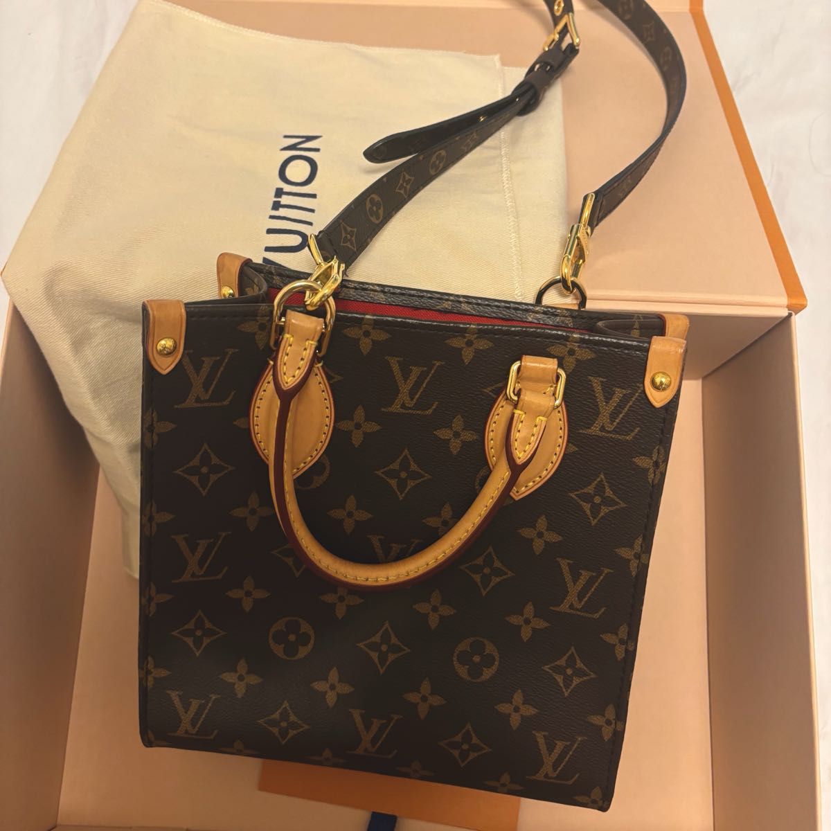 LOUIS VUITTON モノグラム サックプラ LOUIS VUITTON サックプラBB ショルダーバッグ ルイヴィトン