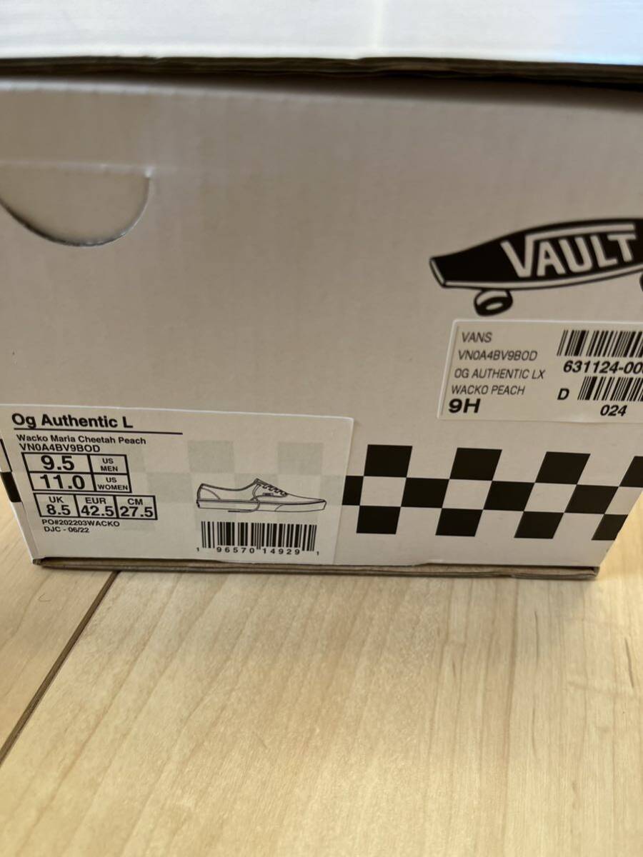 27.5 WACKO MARIA VANS Authentic オーセンティック レオパード_画像2