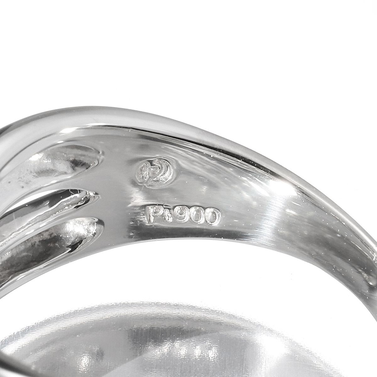 タサキ デザインリング 指輪 ダイヤモンド Pt900 11号 TASAKI 中古 プレラブド 返品OK『5％OFFクーポン対象』_画像3