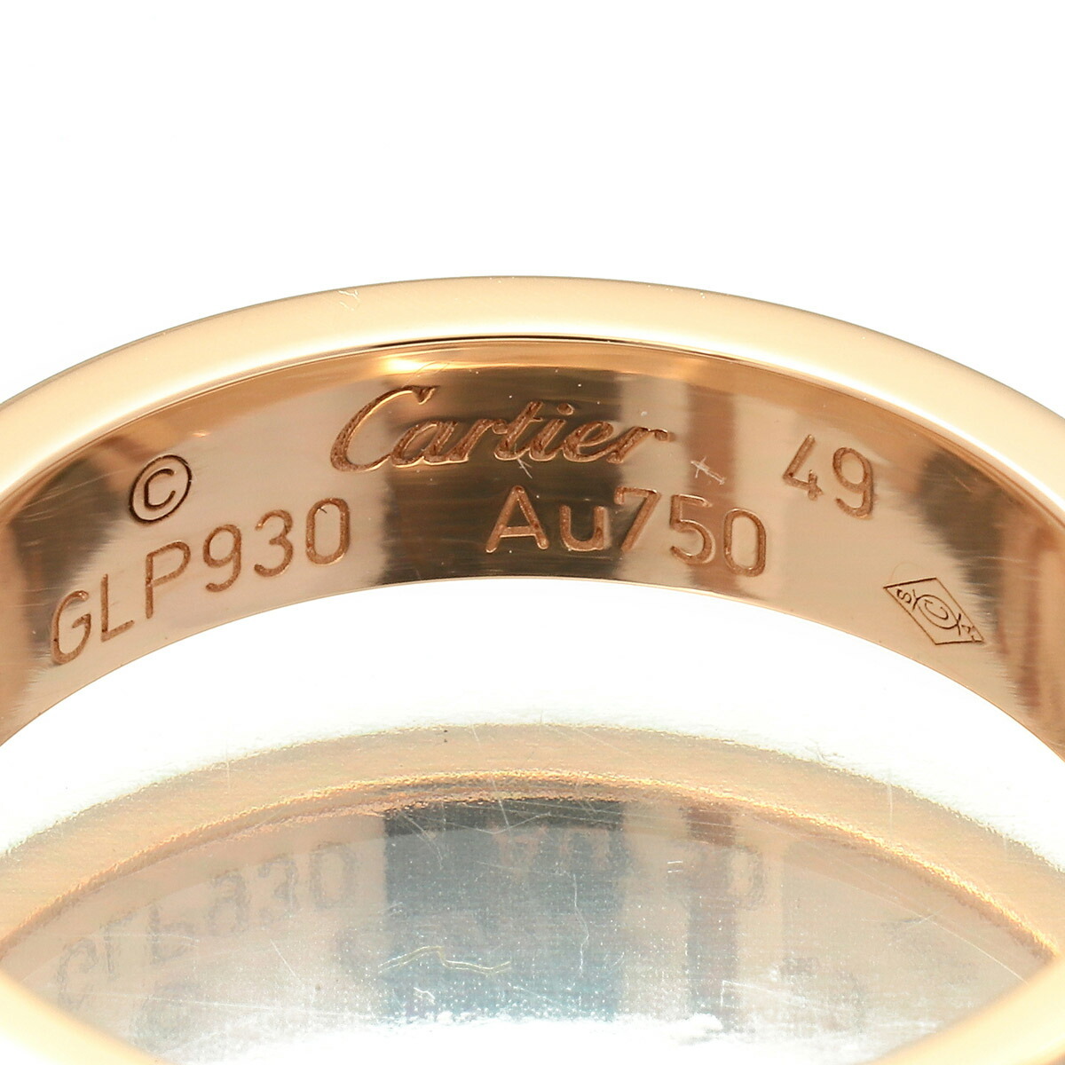 カルティエ ラブ ウェディング リング 指輪 B4218100 ダイヤモンド 0.30ct 750 11号 Cartier 中古 プレラブド 返品OK『5％OFFクーポン対象_画像3