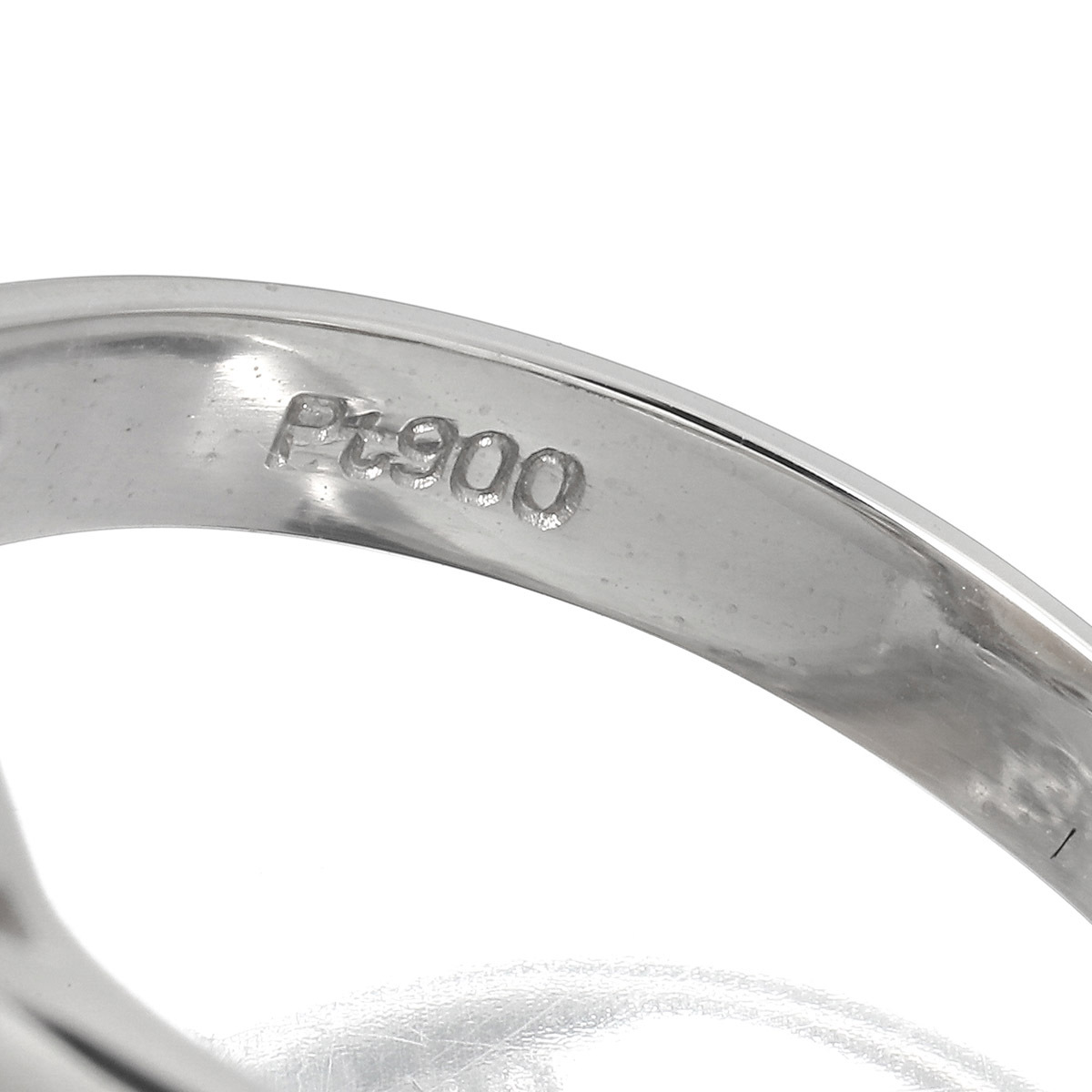 デザインリング 指輪 オパール ダイヤモンド Pt900 13号 中古 プレラブド 返品OK『5％OFFクーポン対象』_画像3
