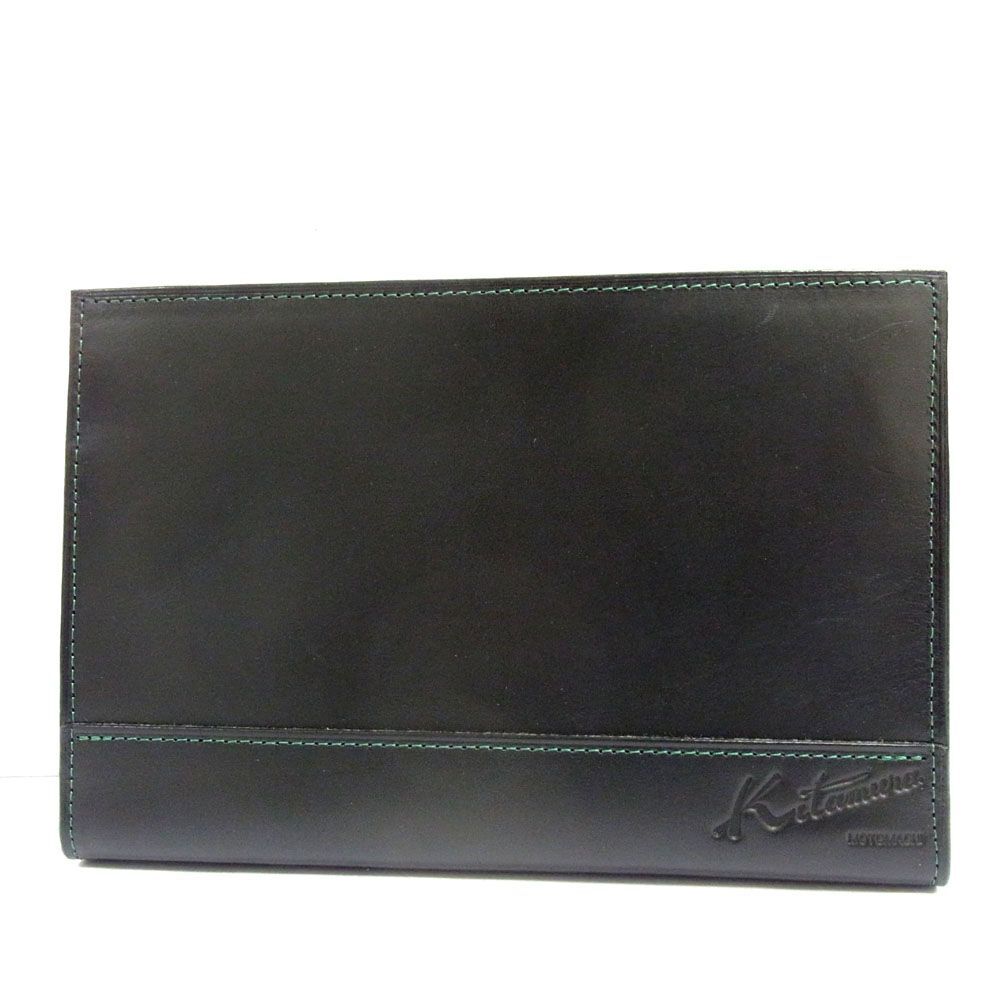  обычная цена 2 десять тысяч 5000 иен *Kitamura Kitamura кожа сцепление ручная сумочка сумка Mini футляр для визитных карточек мужской черный натуральная кожа женский 1 иен старт 