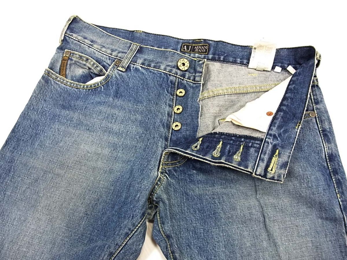 ◆ARMANI JEANS アルマーニ ジーンズ デニムパンツ INDIGO006 メンズ 1円スタート_画像5