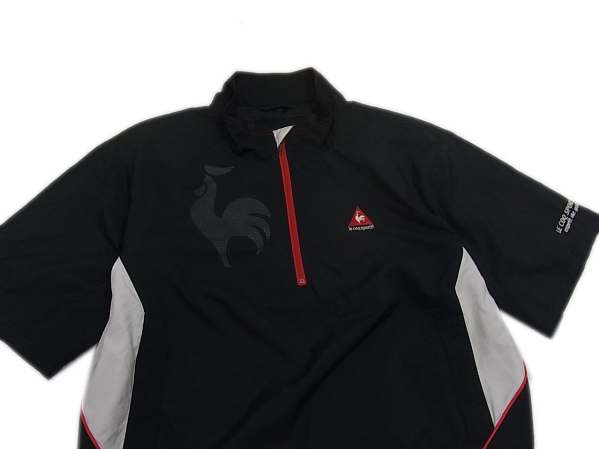 *le coq sportif половина Zip короткий рукав War ming выше жакет Golf Le Coq s Porte .f мужской ( АО ) Descente 1 иен старт 