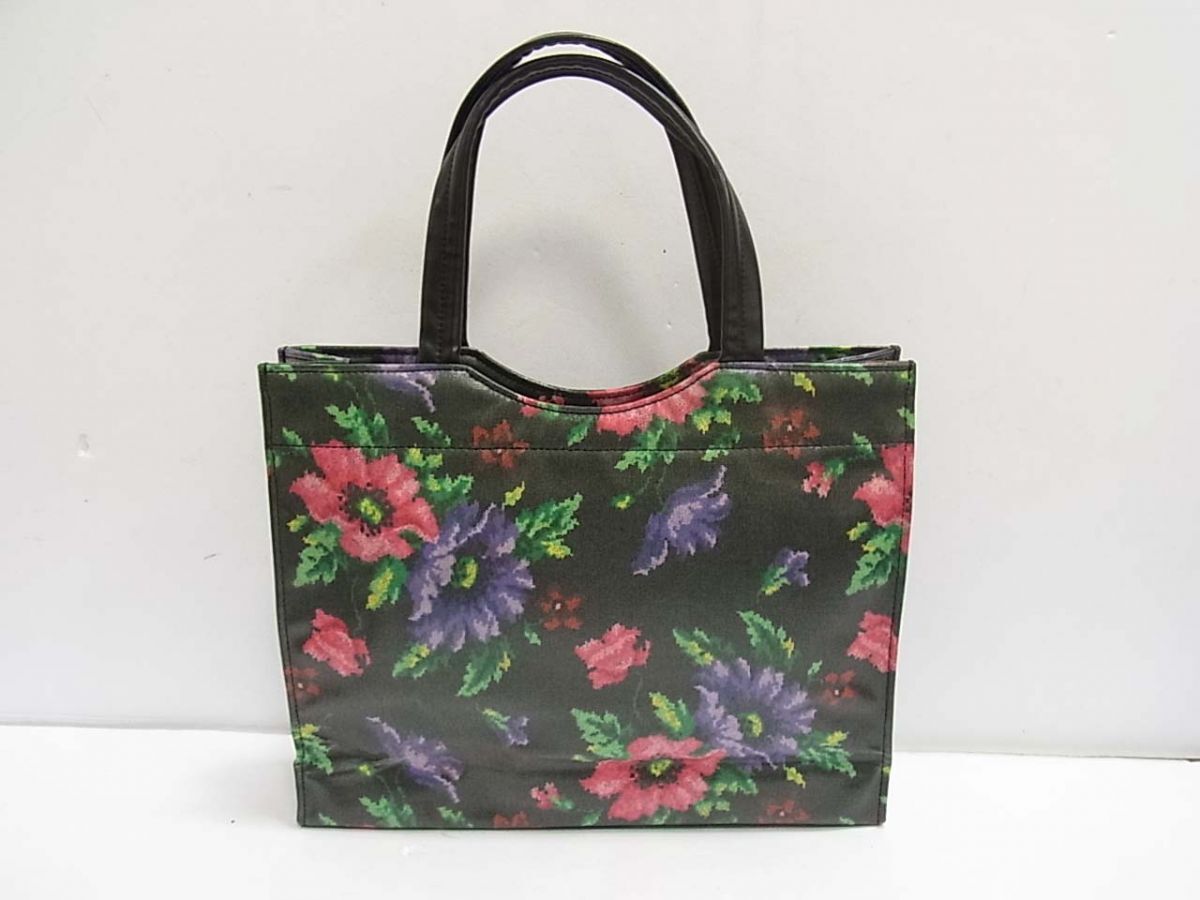  beautiful goods *FEILER Feiler tote bag handbag floral print lady's 1 jpy start 