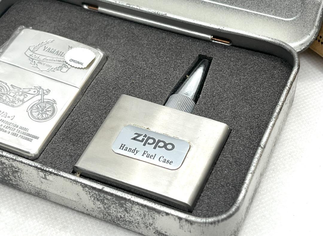 未使用 ZIPPO ジッポー 限定品 YAMAHA YA-1 40周年記念 ライター セット_画像2