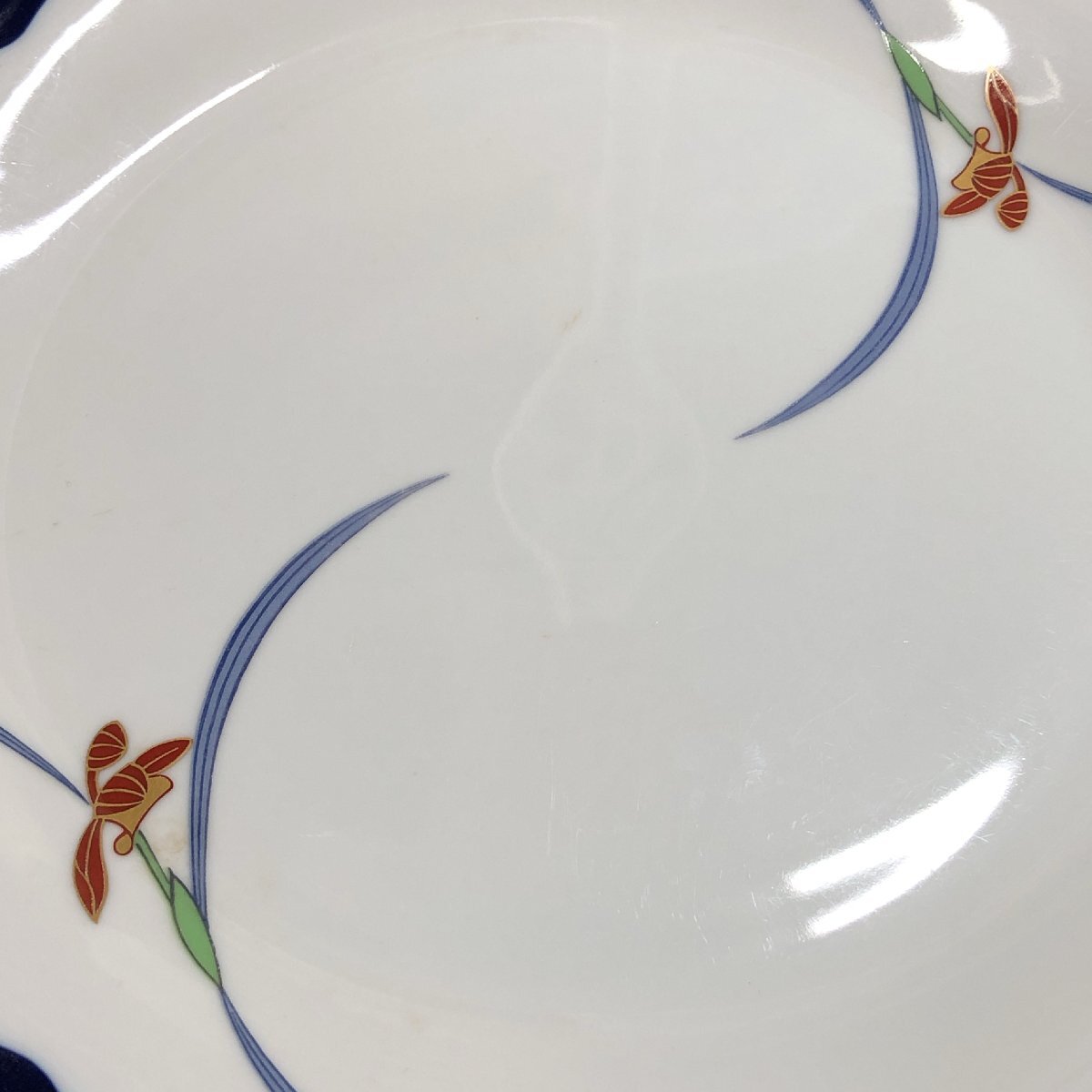 【中古/現状品/KU】KORANSHA 香蘭社 オーキッドレース 中皿 盛皿 平皿 約25.5cm 陶器 和食器　MZ0516_画像4