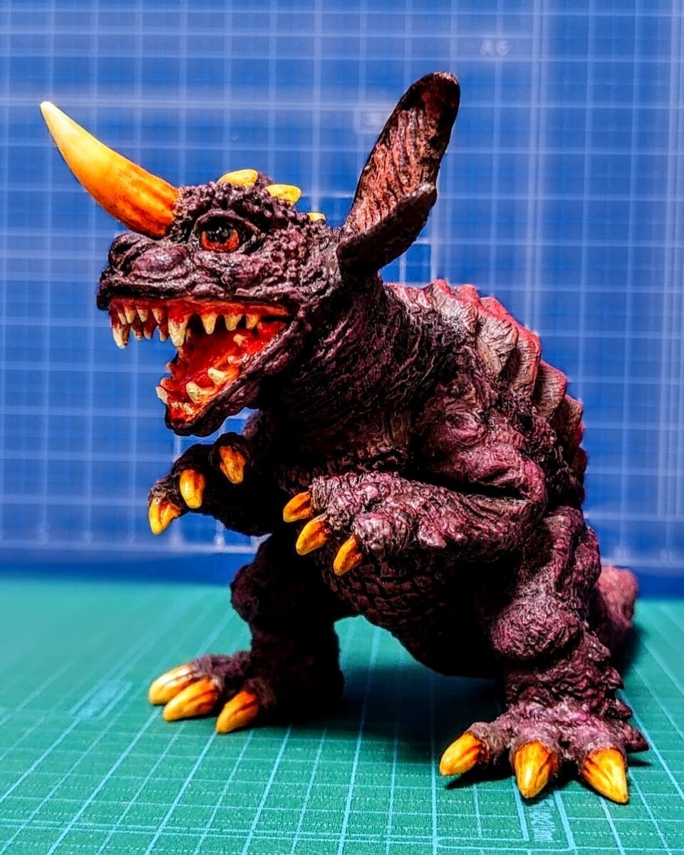 Image GMK バラゴン ゴジラ 怪獣 デフォルメ レジンキット 完成品 リペイント済 怪獣総攻撃 ゴジラ2001 登場 護国聖獣 おみやげシリーズ_画像6