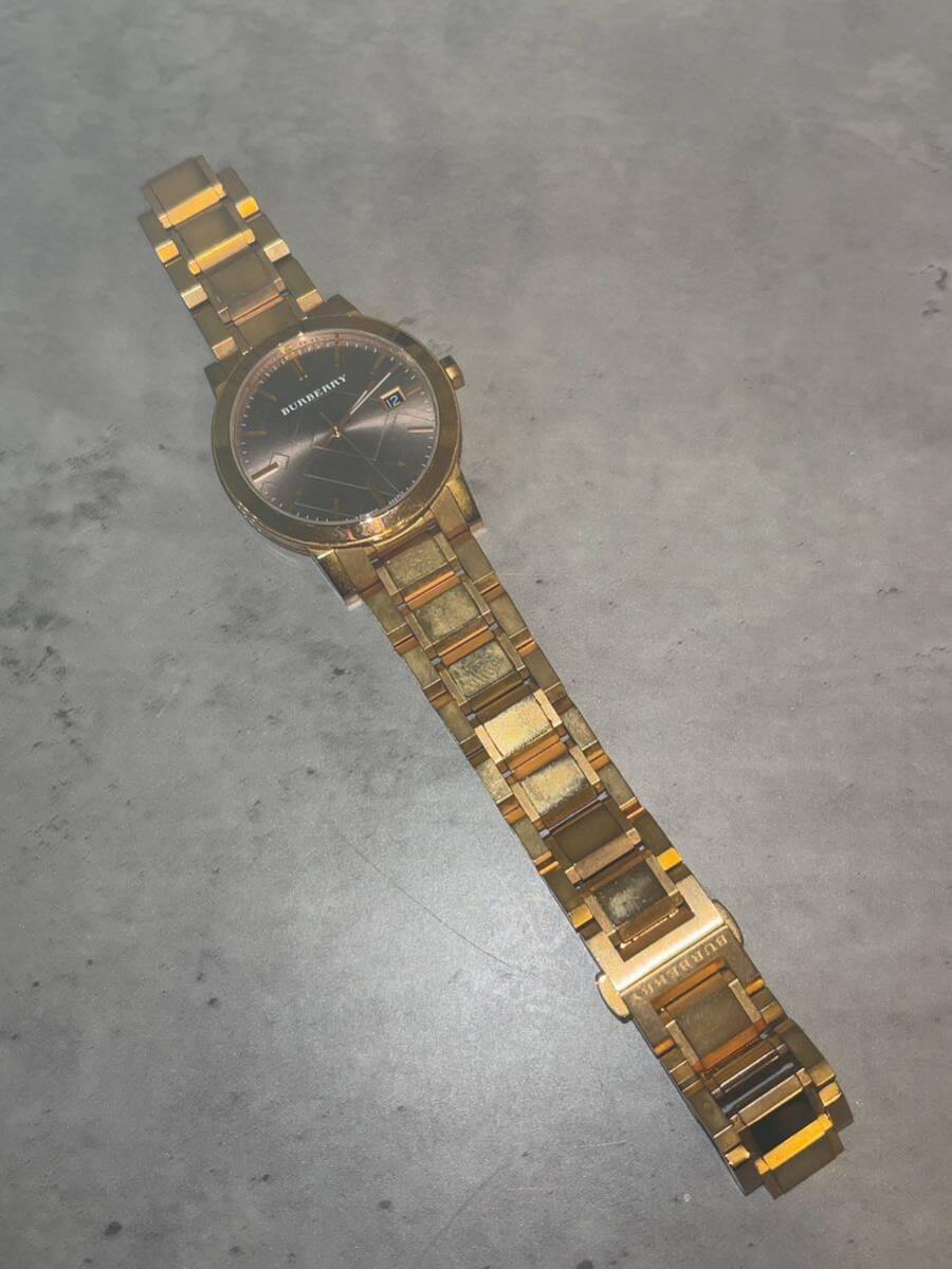 BURBERRY バーバリー BU9005 シティ グレー文字盤 ケース付 腕時計 時計 の画像3