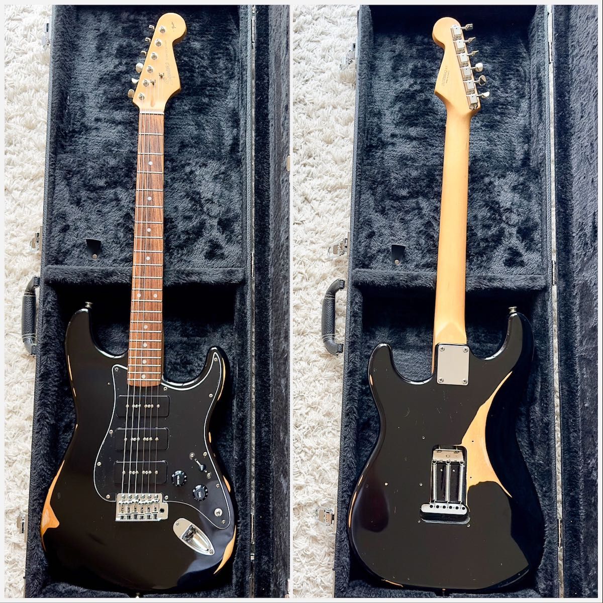 SUGIZO D2仕様 スクワイヤー ストラトキャスター P90×3 配線 SUGIZO D2仕様 スクワイヤー ストラトキャスター P90×3 配線