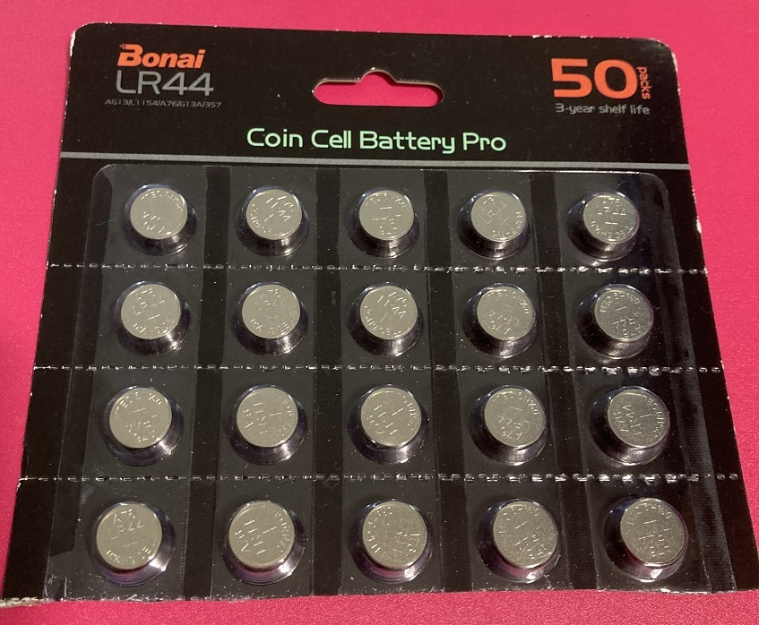 LR44 button battery 20 piece set clock medical thermometer LED light etc. use battery Bonai extra attaching 