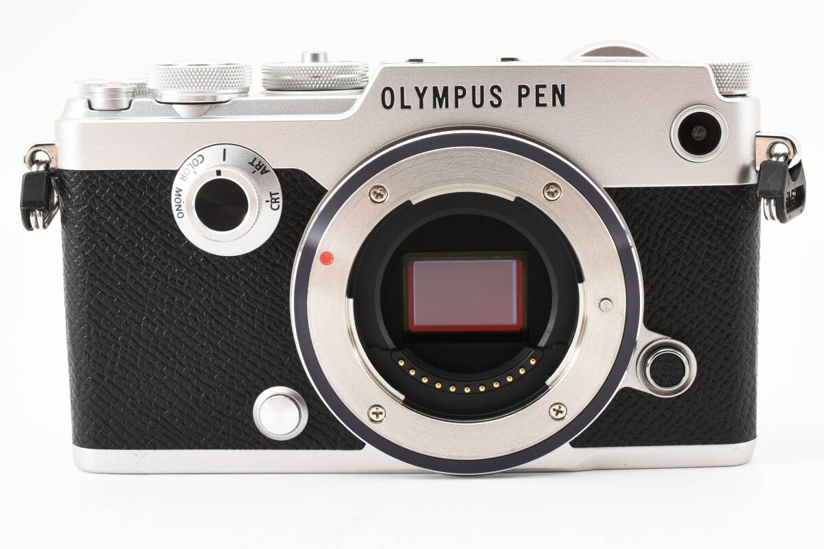 ショット数 866回 ★美品★ OLYMPUS オリンパス PEN-F Body ボディ ミラーレス一眼カメラ (3949)_画像3