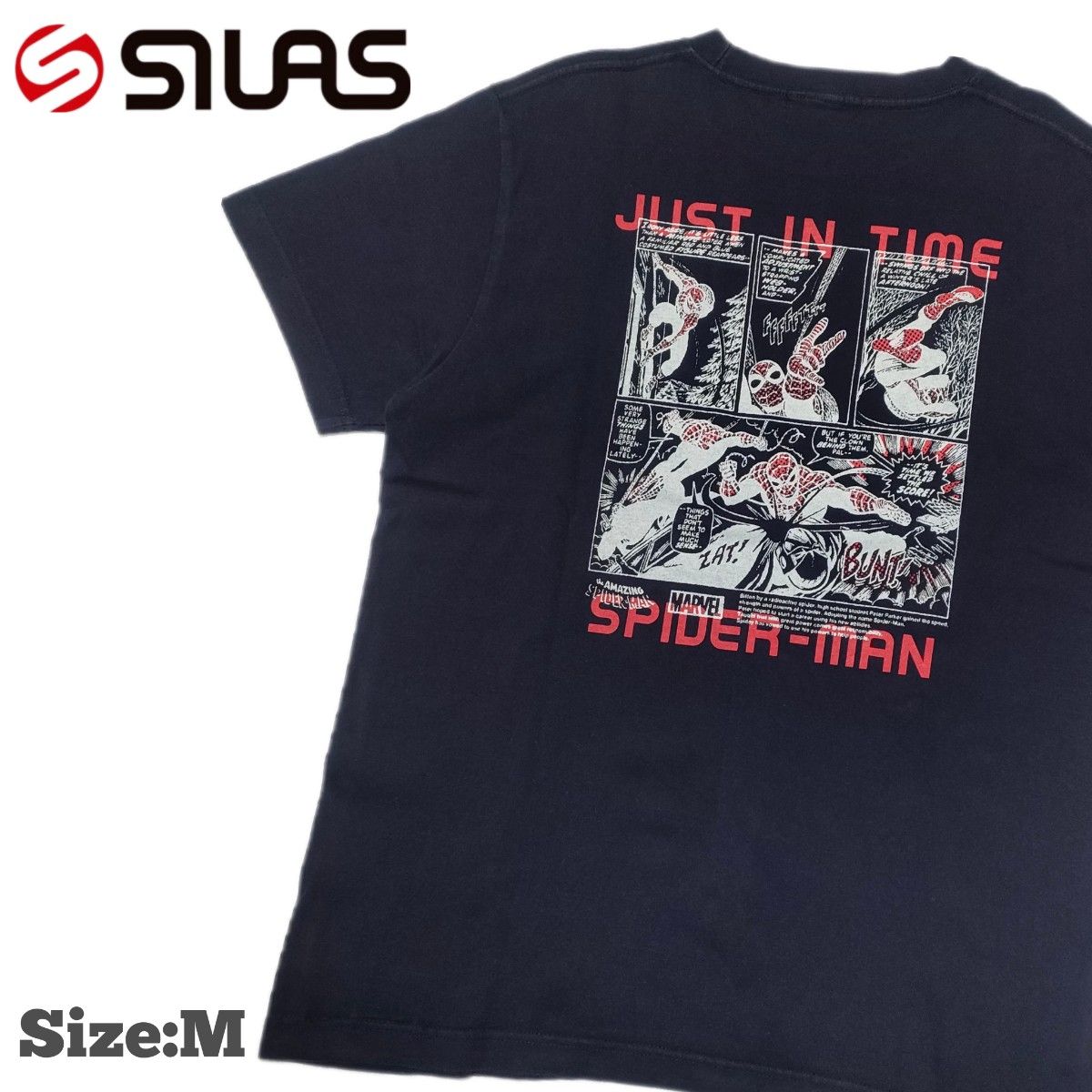 サイラス×スパイダーマン/コラボTシャツ/SILAS/匿名配送/送料無料